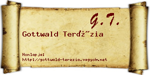 Gottwald Terézia névjegykártya