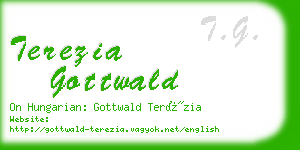 terezia gottwald business card